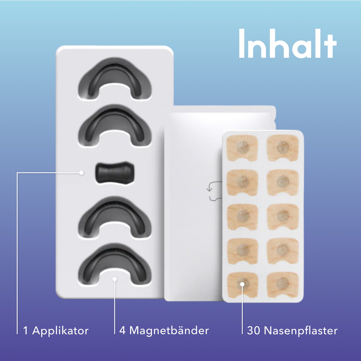 Magnetisches Nasenpflaster 15 Tage Vorrat
